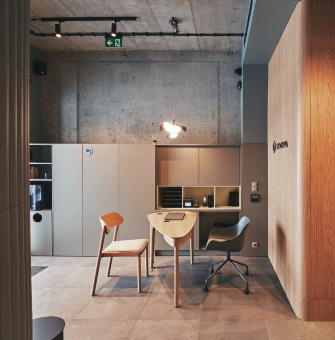 Poczekalnia w Synovia - nowoczesna poradnia USG ortopedycznego w Warszawie